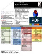 Training Plan U17 U18