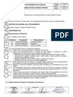 PT-09-49 Cambiar Poste de Media Tensión