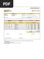 Purchase Request Template - AUDY DEPOK Kekurangan