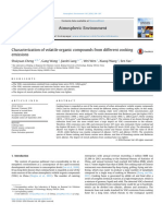 Characterization of Volatile Organic Compounds From Different Cooking Emissions