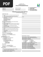 Evaluation Form