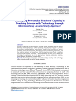 Developing Pre Service Teachers Capacity in Teaching Science With Technology Through Microteaching 4652