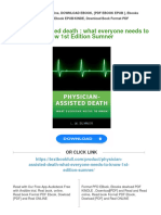 Instant Download Physician-Assisted Death: What Everyone Needs To Know 1st Edition Sumner PDF All Chapter