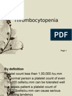 Thrombocytopenia