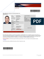 Confirmation: Online Nonimmigrant Visa Application (DS-160)