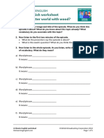 6 Minute English Building A Better World With Wood Worksheet