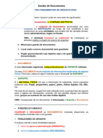 Gestão de Documentos e Protocolos - Resumo