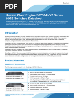 Huawei CloudEngine S6730-H-V2 Series 10GE Switches Datasheet