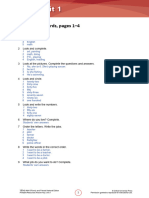 Tiếng Anh 5 FFNE - Printable Resources - Answer Key