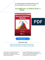 Bayesian Statistical Methods 1st Edition Brian J. Reich Download PDF