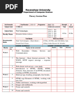 Lession-Plan-Bsc 5th SEM Web Technology