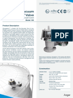 Pressure Vacuum Relief Valve Top Mounted End of Line Weight Loaded Datasheet