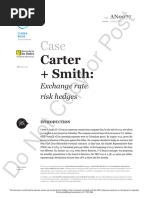 Carter Smith Exchange Rate Risk Hedges