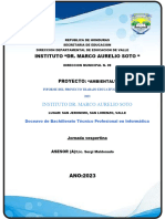 Anteproyecto Educacion Ambiental 2023