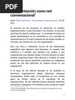 La Organizacion Como Red Conversacional