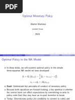 Optimal Monetary Policy - Slides