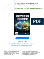 (PDF Download) Power System Fundamentals 1st Edition Pedro Ponce Fulll Chapter