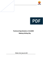 Technical 40DB Parts Steping Rig For PDVSA