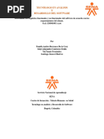 Especificación de Los Requerimientos Funcionales y No Funcionales Del Software.