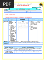 1º E1 S3 Sesion D2 Mat Los Números 1, 2, 3