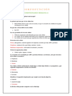 Cuestionario Semana 6: Morfofunción