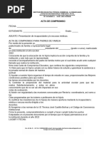 Acta de Compromiso