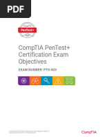 Comptia Pentest pt0 003 Exam Objectives (2 0)