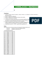 Correlacion y Regresion Ejercicios Resueltos