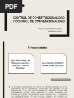 Control Constitucional y Control de Convencionalidad