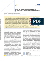 Choudhuri Chandra 2014 Structure and Dynamics of The Liquid Liquid Interface of An Aqueous Nacl Solution With Liquid