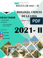 Biología, Ciencia de La Vida: Regular 2021 - Ii