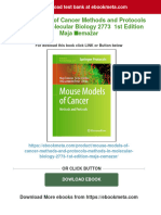 Mouse Models of Cancer Methods and Protocols Methods in Molecular Biology 2773 1st Edition Maja Čemažar Download PDF