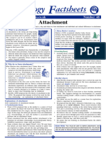 Psychology Attachments Factsheet