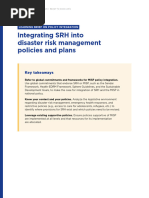 SRH Preparedness Toolkit Brief-Policy