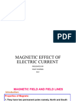 Magnetic Effect of Electric Current