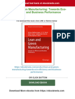 (FREE PDF Sample) Lean and Green Manufacturing: Towards Eco-Efficiency and Business Performance Ebooks