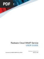 Cloud WAAP User Guide Rel8