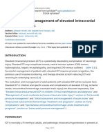 Evaluation and Management of Elevated Intracranial Pressure in Adults