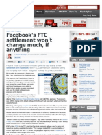 Facebook's FTC Settlement Won't Change Much, If Anything