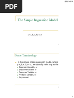 The Simple Regression Model