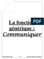 8 Fonction Communiquer