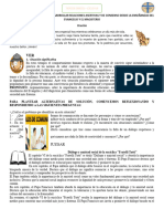 FORTALECEMOS ACCIONES PARA DESARROLLAR RELACIONES ASERTIVAS Y DE CONSENSO DESDE LA ENSEÑANZAS DEL EVANGELIO Y EL MAGISTERIO 3 Grado