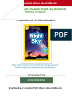 Get National Geographic Readers Night Sky Stephanie Warren Drimmer Free All Chapters