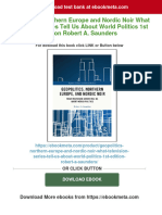 Geopolitics Northern Europe and Nordic Noir What Television Series Tell Us About World Politics 1st Edition Robert A. Saunders