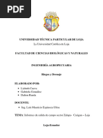 Riegos y Drenaje Informe de Salida de Campo A Zalapa