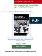 PDF Single Camera Video Production 6th Edition Robert B Musburger PHD Michael R Ogden Download