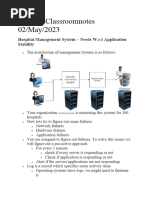 Monitoring