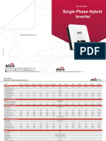 Single Phase Hybrid Inverter: Afx-Sl Series