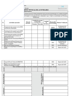 FORMATO PARA INFORME MENSUAL Nivel Central SDDSE 2022