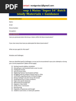 TGPSC Group 1 Mains 2024 Study Materials + Guidance Application